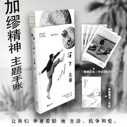 正版 滚石落下之前 阿尔贝加缪 赠卡片书签 如今有太多事物 配得上这么一脚 踢飞那些消耗你的 留下你真正珍视的 世界经典文学书籍