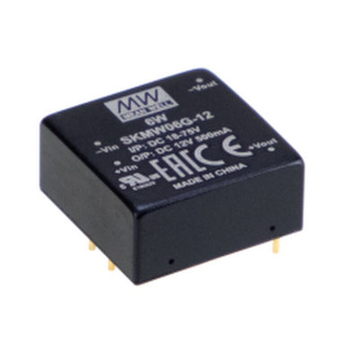 明纬电源 SKMW06F-03  DC-DC模块 9-36V转3.3V 6W SIP封装 转换器