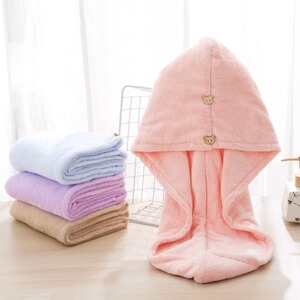 【罗永浩双11直播】双层干发帽女超强吸水速干发巾毛巾包头发帽子