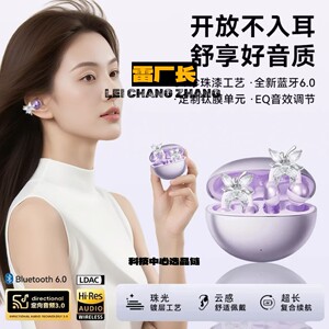 瑞和科技蓝牙耳机新款耳夹耳饰蓝牙耳机降噪运动超长续航高颜值舒
