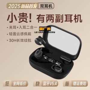 东莞千幻世恒耳机一盒两幅双耳机新款睡眠入耳半入耳式蓝牙耳机超
