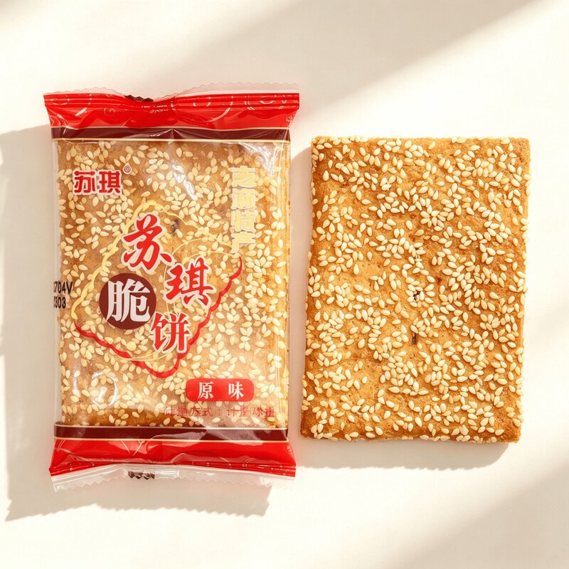 苏琪南通脆饼芝麻脆饼香脆千层传统饼干老式香葱原味椒盐正宗