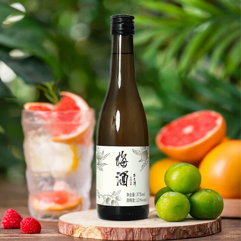 不老谭9度梅子酒小酒瓶图片