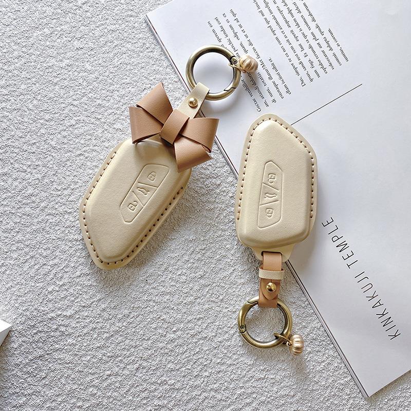 适用大众高尔夫8钥匙套女凌渡id4crozz车钥匙套ID3钥匙ID4壳扣ID6