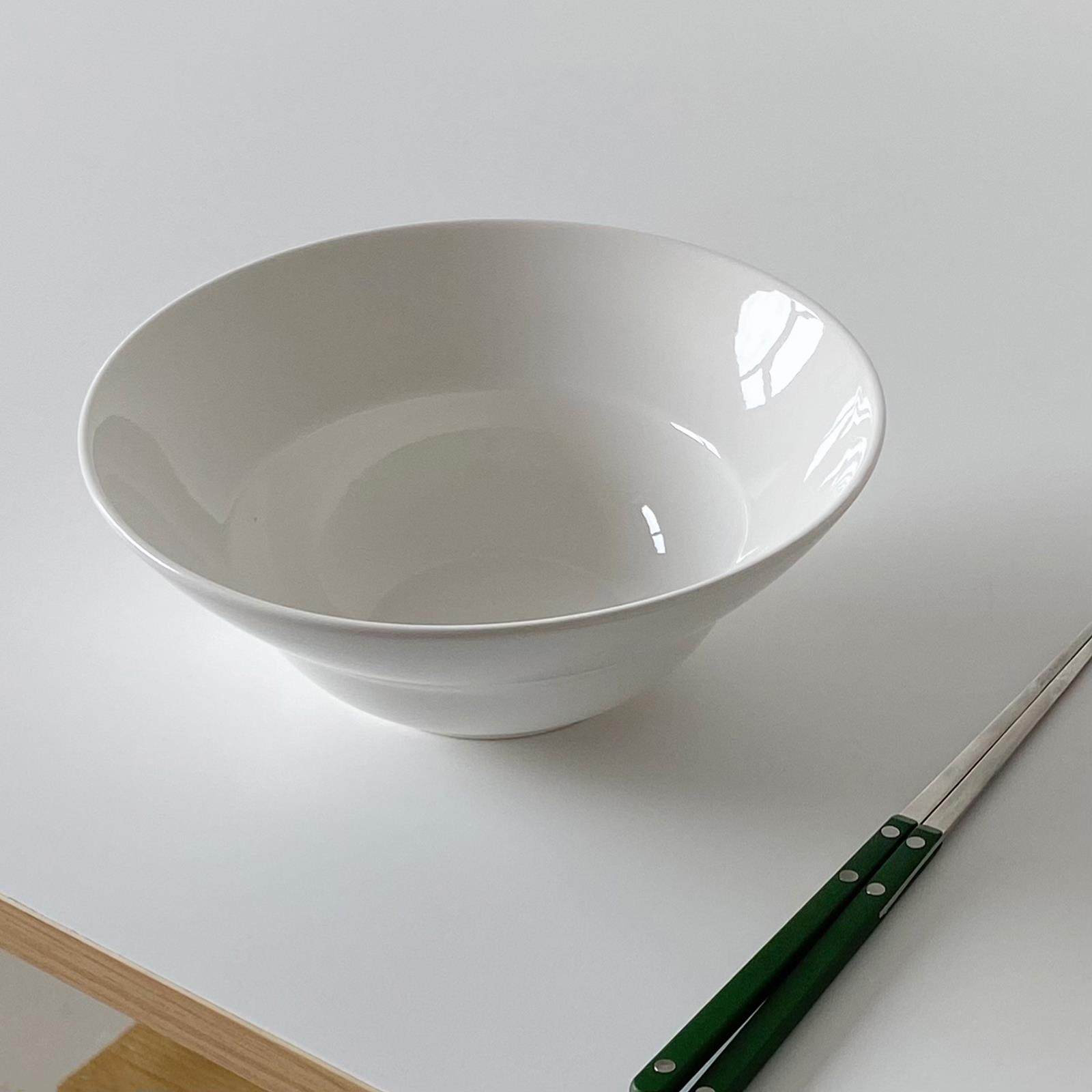 门牙奶奶 日式复古敞口深碗咖喱拉面餐具汤陶瓷碗