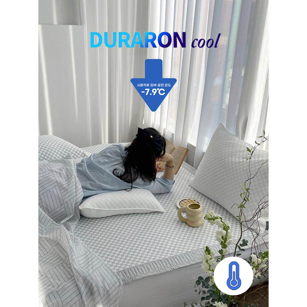 少量现货▲夏天冰丝凉席ASAROOM韩国夏季凉感床单软凉席可机洗