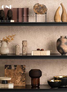 侘寂风复古高级感艺术摆件小众样板房民宿茶室酒柜中古装饰品摆设