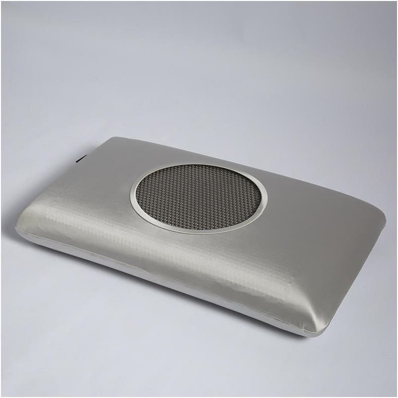 水晶家纺2025新款3D黑金竹炭凝胶悬浮太空记忆棉护颈椎冰枕头枕芯