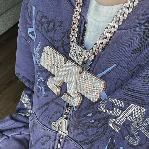 CAPPER同款GAG剑与玫瑰大号吊坠