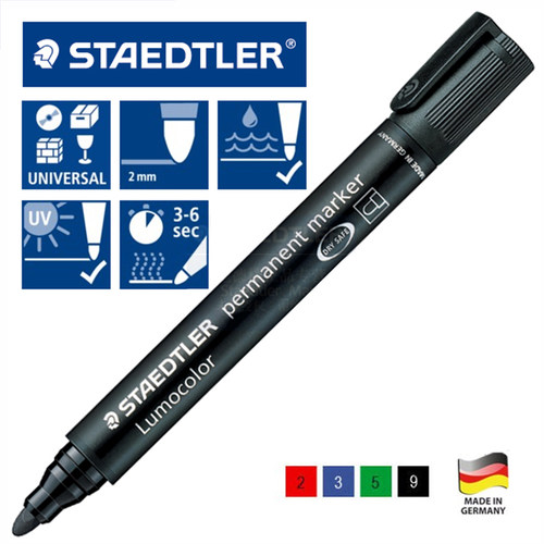 2.0mm粗圆头油性彩色记号笔