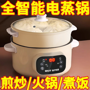 德国电煮锅全自动电炒锅多功能电饭锅家用电火锅蒸煮智能预约保温