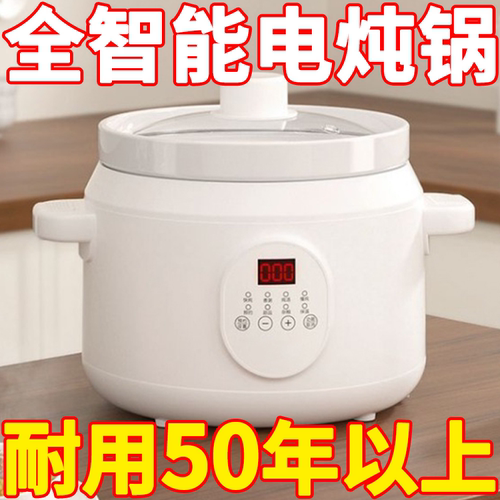 全智能电炖锅多功能陶瓷家用煲汤锅全自动煮粥锅婴儿辅食锅电炖盅
