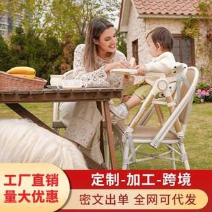 家用宝宝餐椅儿童成长椅婴幼儿便携专用餐桌椅可折叠家用坐座椅子