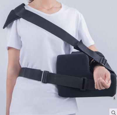 可调肩外展枕康复肩托手臂骨折吊带护肩膀脱臼支具舒适肩部矫形器