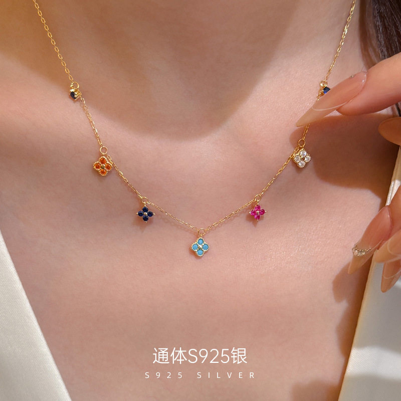 高级感S925银热卖款镀14K金彩色