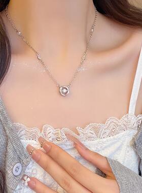 轻奢小众精致锆钛钢项链女ins潮