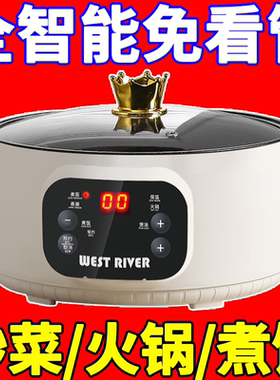德国电蒸锅全自动多功能料理锅家用电炒锅家用电饭煲智能定时预约