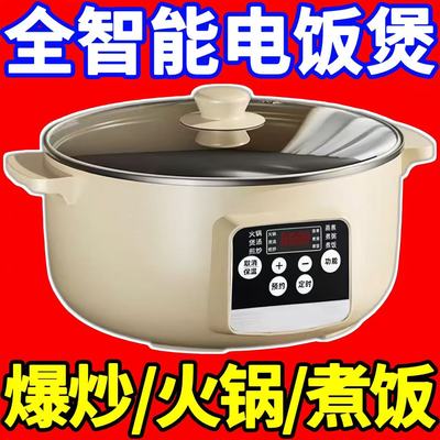 德国电煮锅全自动电炒锅多功能电饭锅家用电火锅蒸煮智能预约保温