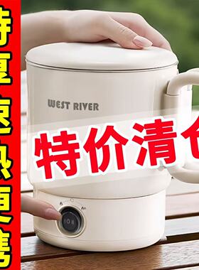 德国多功能旅行电火锅宿舍电煮锅家用泡面杯户外露营电热杯烧水壶