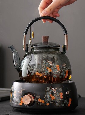 T4kzi德国电陶炉茶炉煮茶x器小型烧水泡茶炉电磁炉家用大功率茶壶