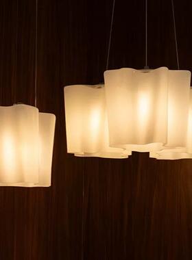 中古风吊灯Logico法式简约复古客餐厅轻奢高级感别墅云朵玻璃吊灯