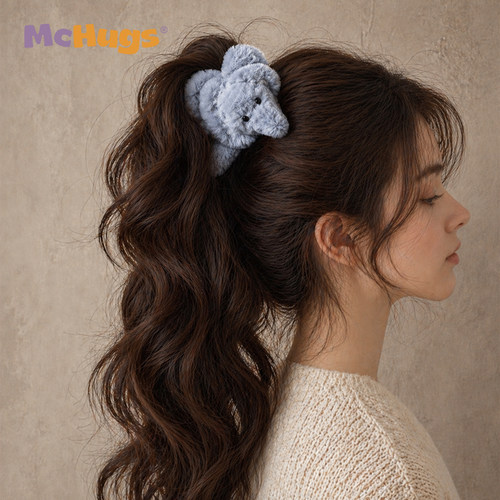 McHugs丹宁星星象抓夹大号鲨鱼夹