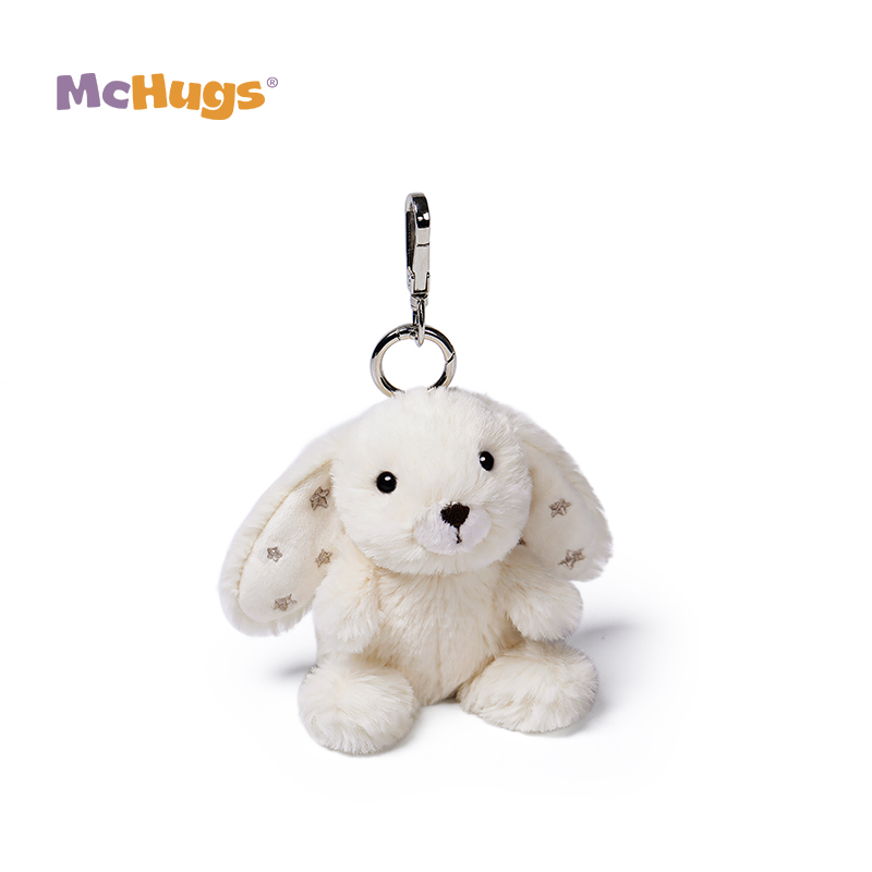 MCHugs米色长耳兔钥匙扣