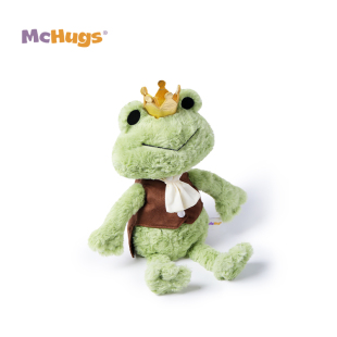 McHugs萨尔青蛙王子玩偶睡觉抱毛绒娃娃玩具公仔生日礼物