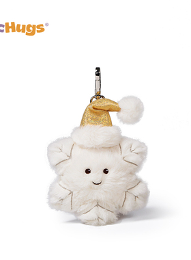 McHugs圣诞节圣诞雪花钥匙扣毛绒娃娃玩具玩偶公仔新年生日礼物女