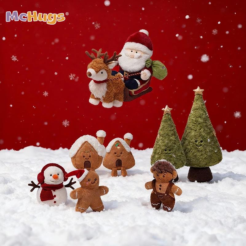 McHugs圣诞节系列玩偶毛绒娃娃
