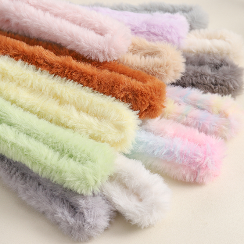 兔毛扭扭棒超密25mm毛根手工diy材料包多色批发儿童六一手工礼物