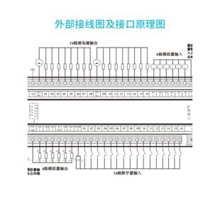 16输入输出 矩形工控板国产PLC可编程控制器 220V 可扩展 24V