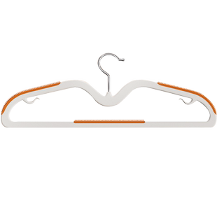 北欧简约短颈衣架家用挂衣省空间缩脖子衣架防鼓包防肩角无痕衣挂