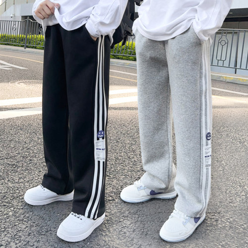 巴布豆男童裤子春秋款儿童运动裤