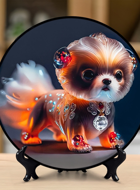 国潮创意十二生肖摆件2025蛇年装饰画家居桌面可爱属相礼物纪念品