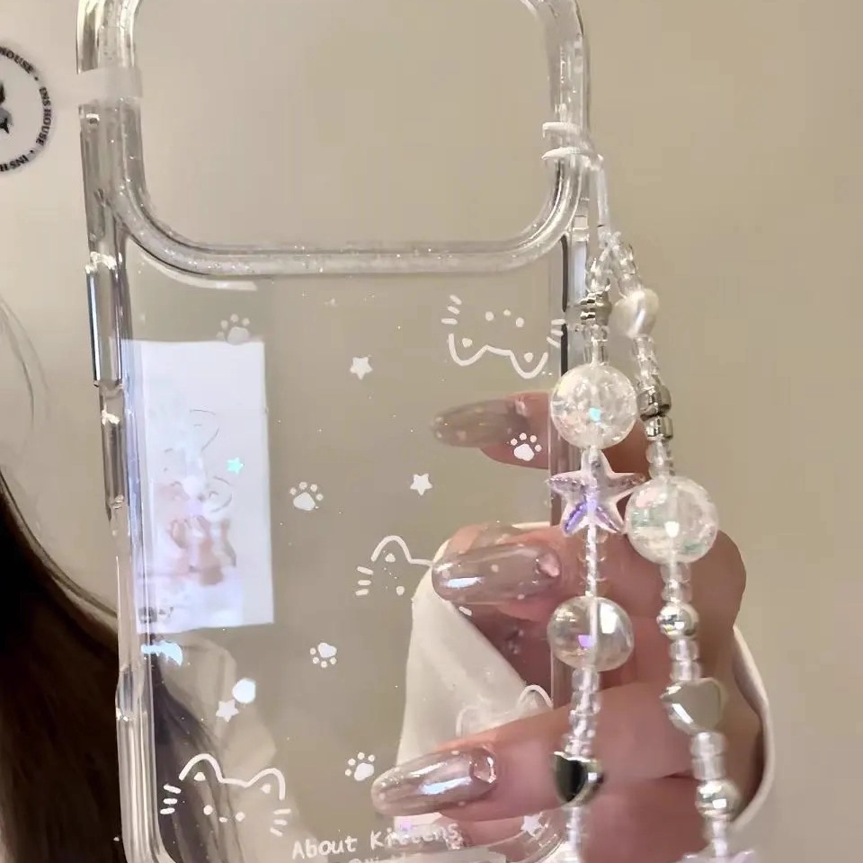 简约可爱猫咪爪子表情适用iPhone17ProMax手机壳16苹果15防摔软14