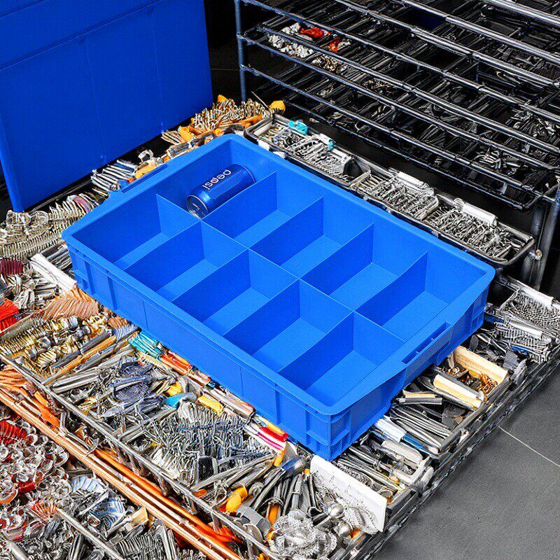 590*380*110收纳盒4格8格10格45格60格零件盒五金配件螺丝周转箱