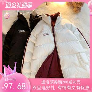 两面爸爸穿晋江棉服男款冬季潮牌港风二棉外套加厚棉衣冬装感棉袄