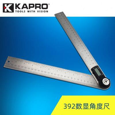 KAPRO不锈钢数显角度尺多用角尺电子量角器木工角尺量角仪