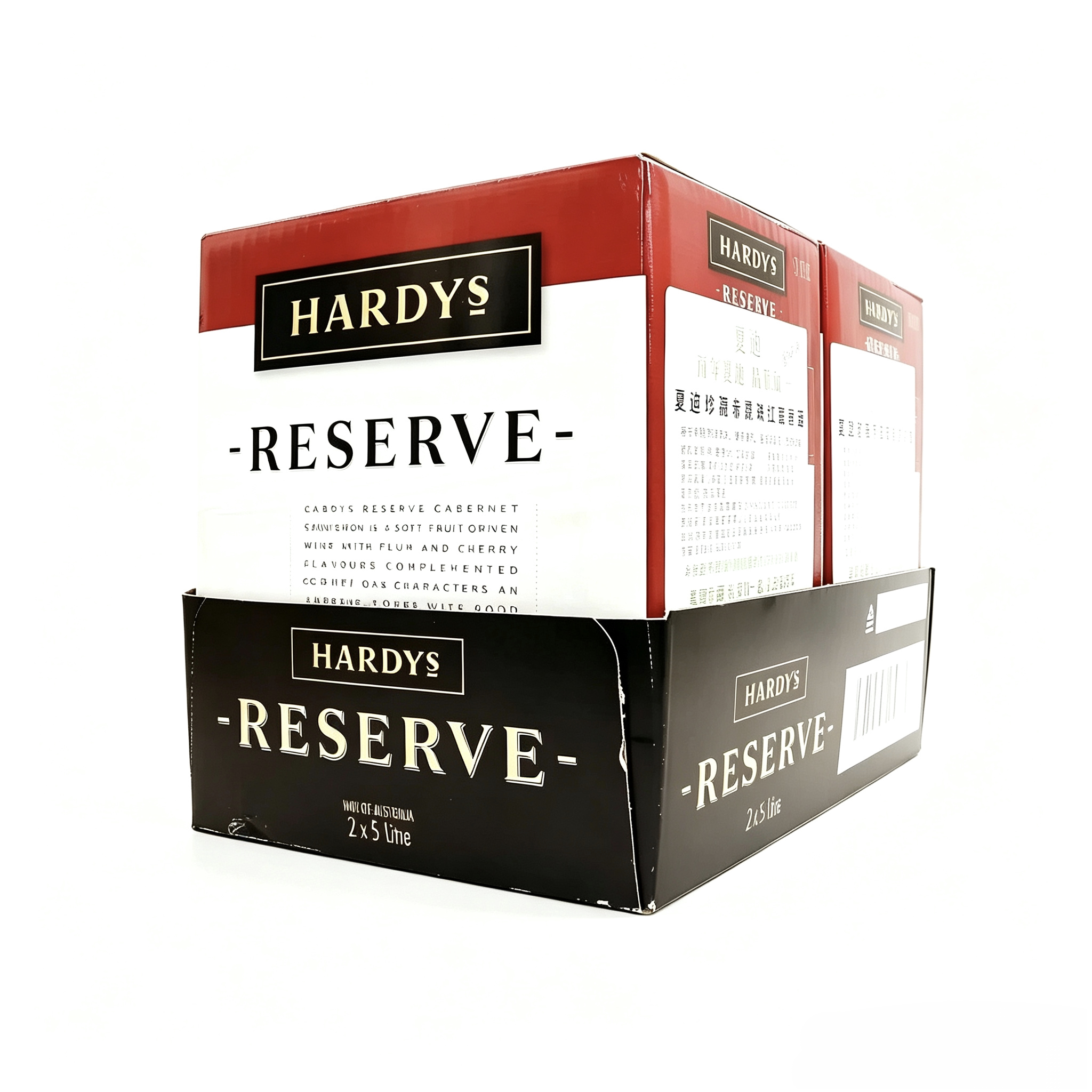 夏迪 / Hardy's  珍藏赤霞珠红葡萄酒 5L  2盒(整箱)澳洲原装进口