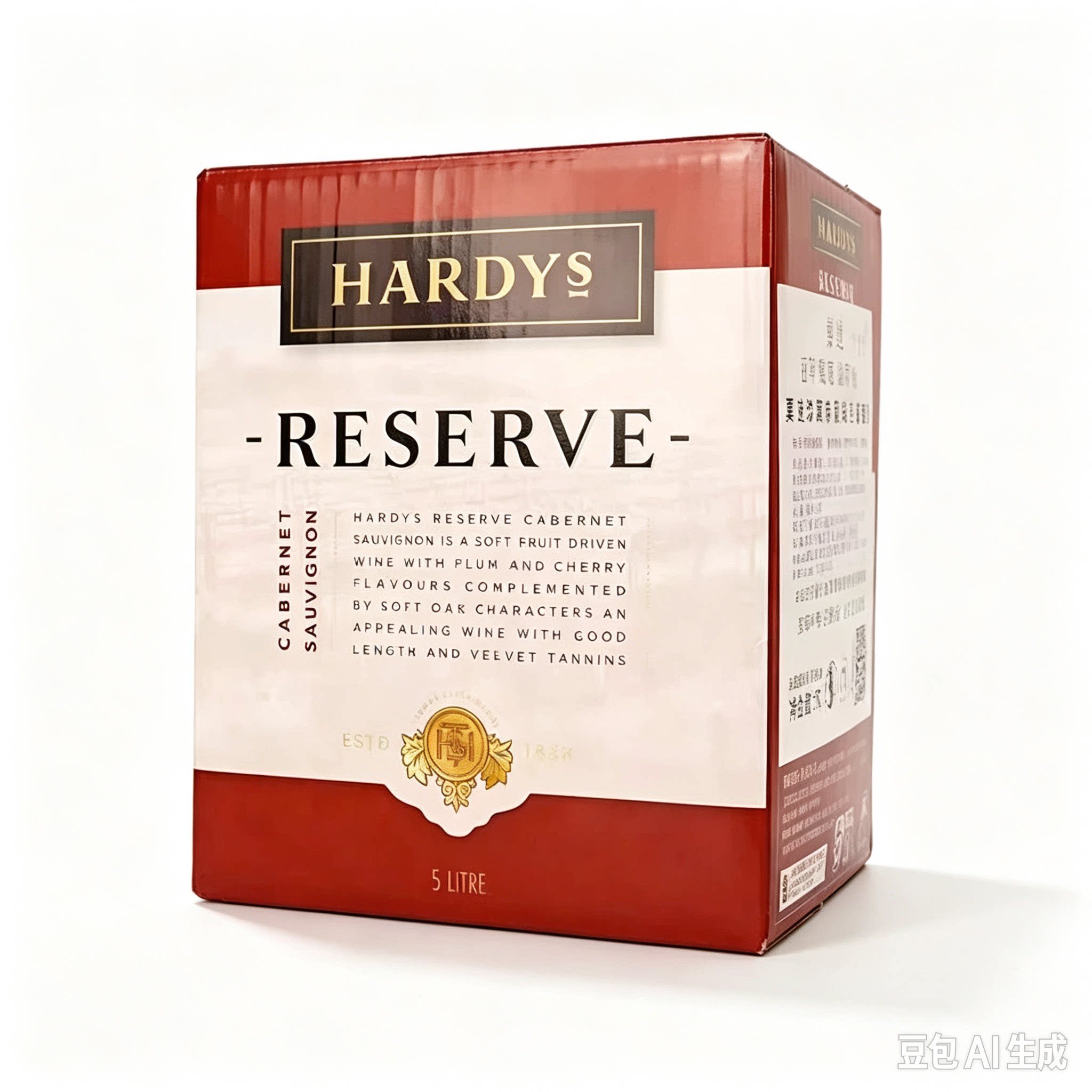 夏迪 / Hardys 珍藏赤霞珠红葡萄酒5L  澳洲 原装进口