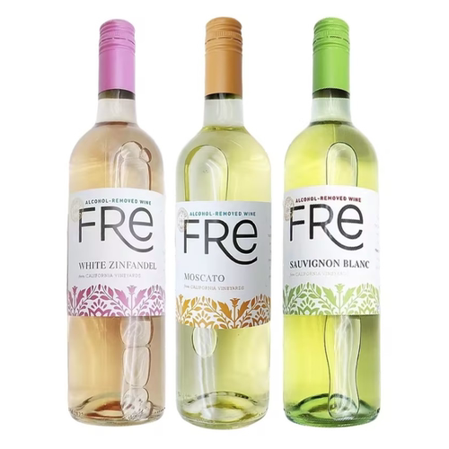 3瓶装fre无醇葡萄酒组合750ml