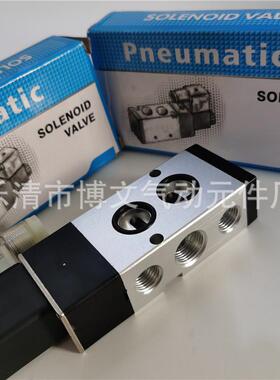 板式贴面电磁阀4M310-08 4M310-10 4M31010A 4M31008B二位五通