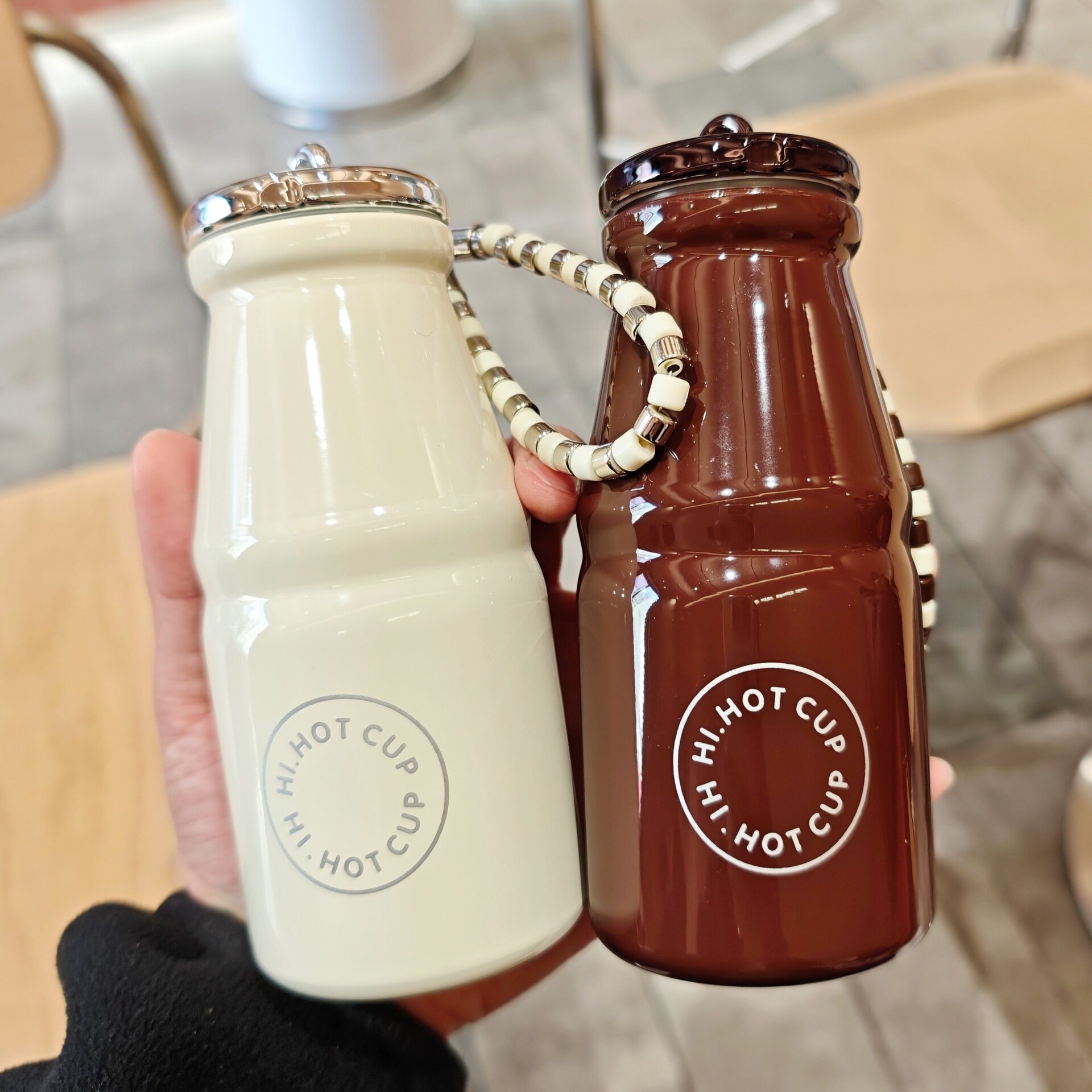 食品级保温杯高颜值迷你口袋杯陶瓷不锈钢杯子女小巧便携水杯批发