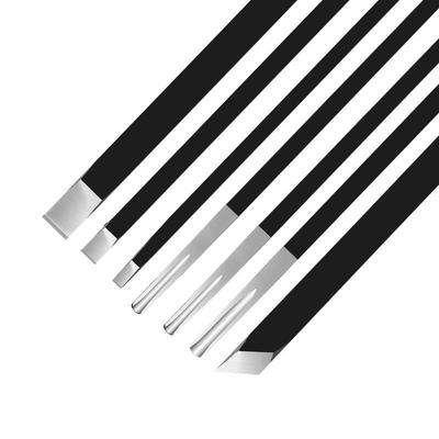 雕刻刀手工刻刀木工套装硬木头木雕核雕工具白钢刀篆刻刀雕刻金小