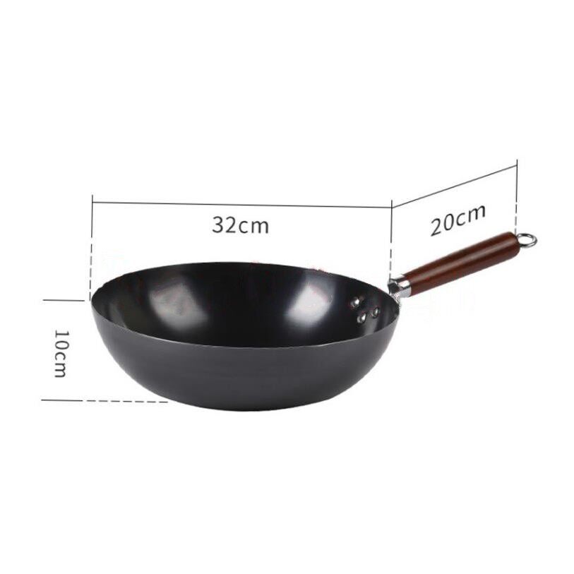 3-Piece Non-Stick Cookware Set with Even Heat Wok - Product image 4
