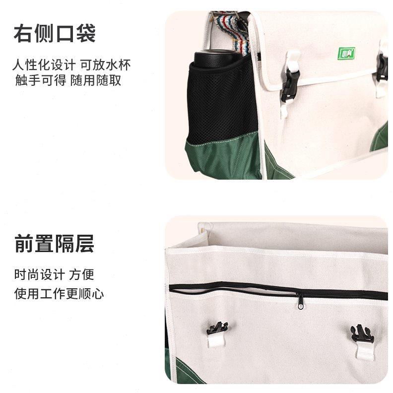 电工包加厚帆布大号小号单肩工具包结实多功能五金维修包加大