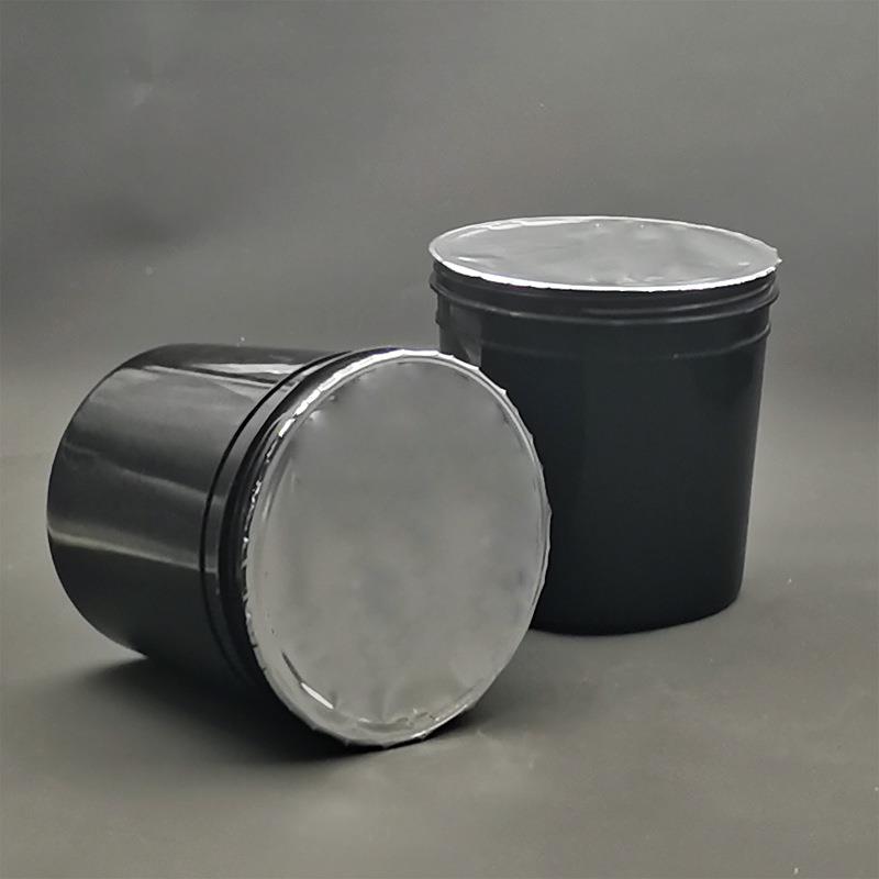 圆形塑料桶铝封口n塑料罐封箔机热压封膜机全机自动铝YJ-DCR-0罐