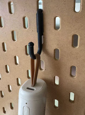 洞洞板配件家用钩子收纳整理挂钩大小号尼龙材质承重强