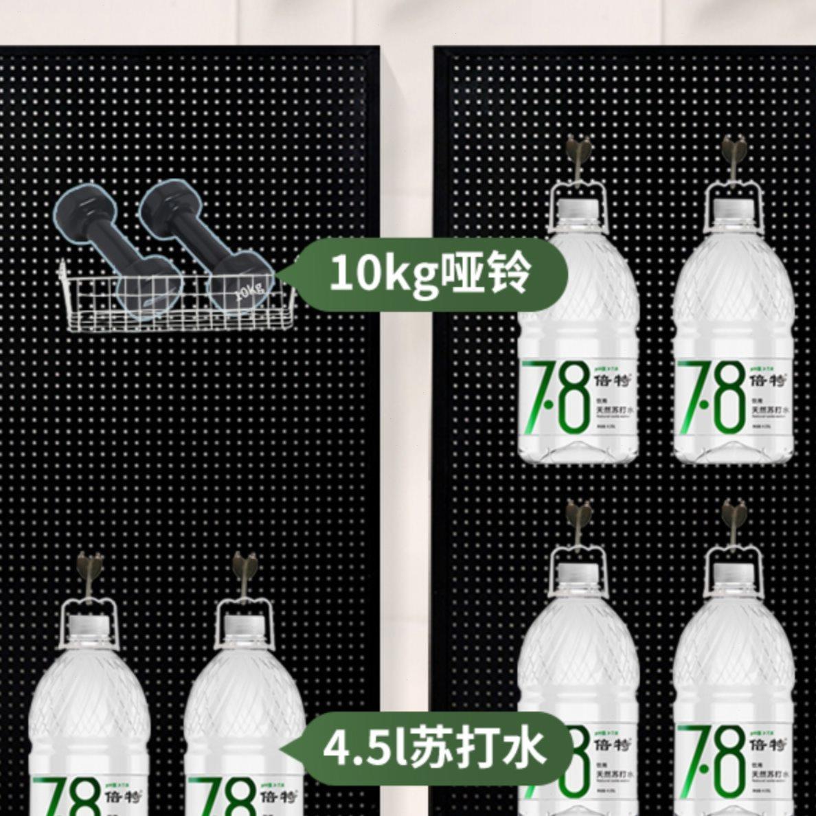 圆孔洞洞板置物架货架柜子洞洞板收纳包水管五金工具挂板墙定制